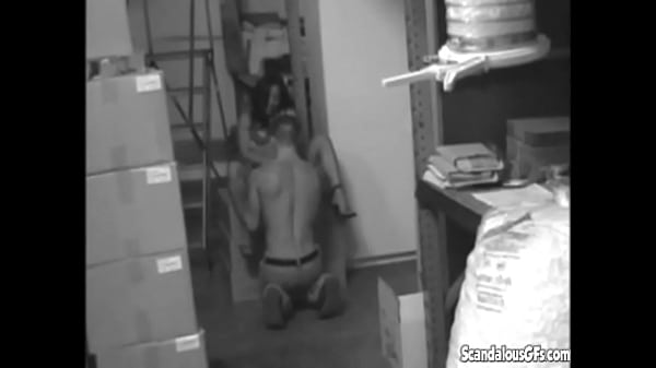 Blazing Tempting Hottie Worshipping And Drilling Her Snatch At The Stock Room
