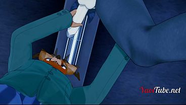 Beastars Furry Yaoi - Louis X Legosi Jack Off And Milk YIFF Legosi Releases In His Maw - Yaoi Hentai 3D