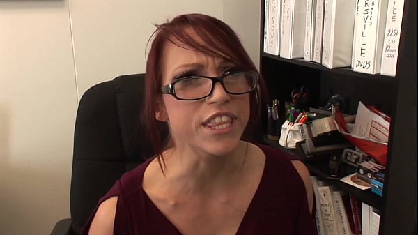 Red Headed HOTWIFE With Glasses Nikki Hunter Gets Her Hairless Cunt Plugged With Prick