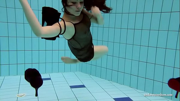 Giant Breasts Kristy Undressed Swimming Pool Action