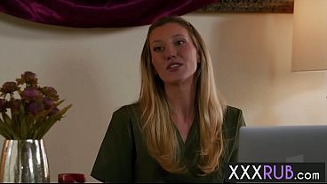 Lesbians Charlotte Sins And Scarlett Bloom Plowed Masseuse Addison