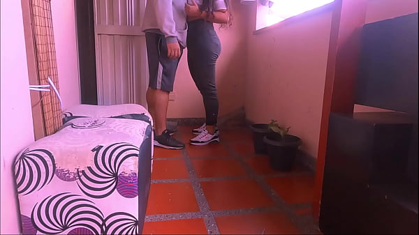 Coed Gushes, Turns Her On Having Sex On The Roof