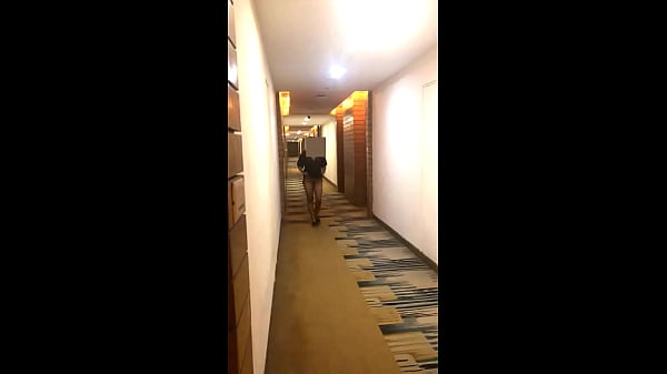 Desi Spouse Pranya Showing In Hotel Corridor Undressed