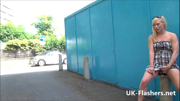 Blonde Doll Axa Jays Public Exposing And Watching Showering Of Sexy Exhibitionist