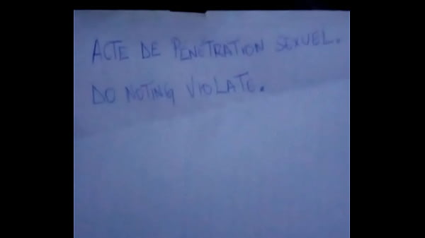 ABESSOLO RÉMY JOHANN - Acte De Pénétration Sexuel.