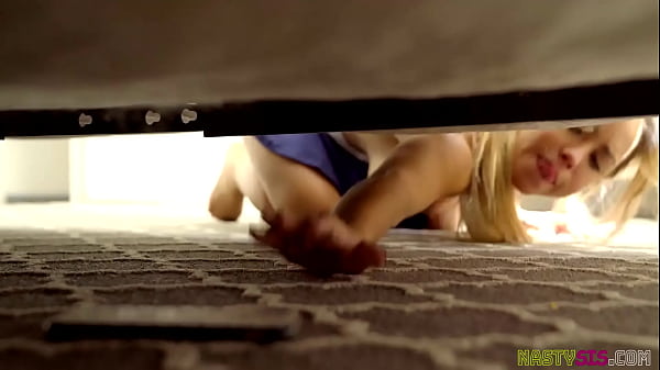 Alina Lopez Stepsis Gets Stuck Under Bed