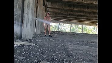 Bare Boy In Outdoor