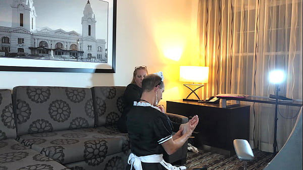 Guy Feminized Into Maid Then Praises Manager Feet And Nurses Strapon