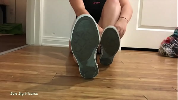Sorority Girl's Sultry Tootsies And Sleazy Socks