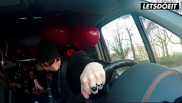German Honey Picked Up On Valentine's Day For Backseat Fun - LETSDOEIT