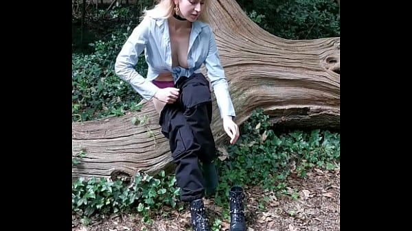 Changing Clothes In Park And Fun Shiny Crystal