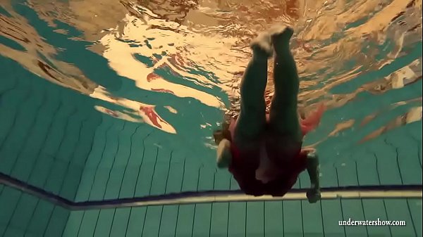 Busty Rack Silvie Swims And Exposes Unshaved Cunt