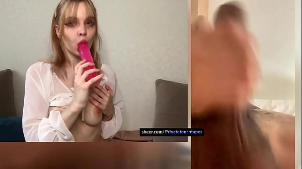 I Jerk Off To The Private Video Of My Pretty Stepsibling With A Pink, Dripping Cunt, And I Save The Spunk