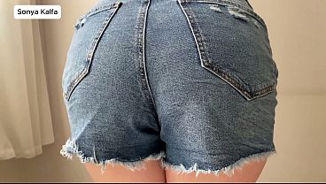 Stepsis In Jean Shorts Rides Me Then Gets Railed Doggy