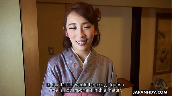 Japanese Kimono Madam, Aya Kisaki Is Groaning, Raw