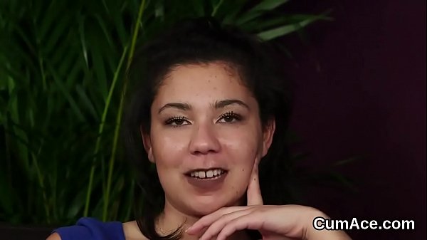 Wicked Idol Gets Spooge Spooge On Her Face Guzzling All The Charge