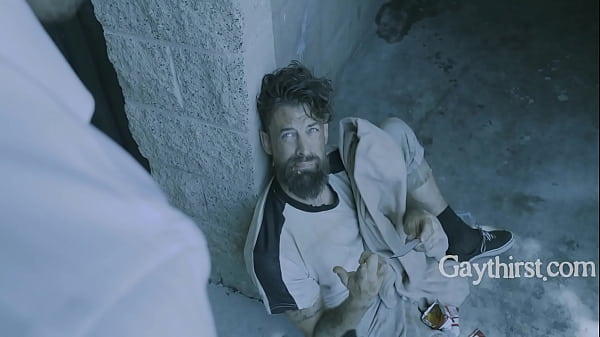 Weirdo Picks Up A Homeless Guy To Clean Up & Fuck - Roman Todd, Alpha Wolfe