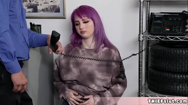 Beautiful Val Steele Caught By The Lustful Mall Cop And Gets Her Little Twat Hammerred On CCTV
