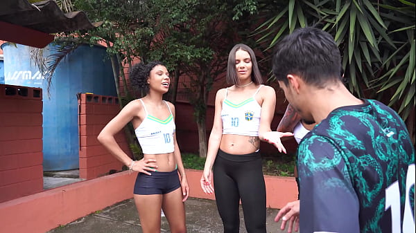 Pretty Brazilian Debora ANDRADE Betrays And Gets Pounded On World Cup Day 2022 (DP, Backdoor, Spit, Splits, ATM) OB096
