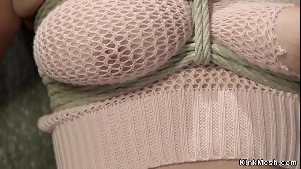 Natural Voluptuous Sub In Heavy Rope Play