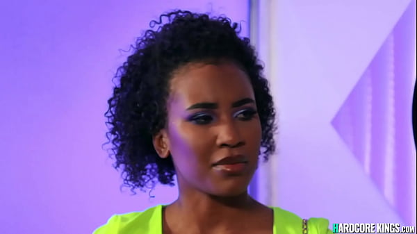 Ebony Has 3some Interracial Sex