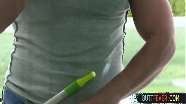 Oiled Up Hot Glamour Fair-haired Booty Drilled