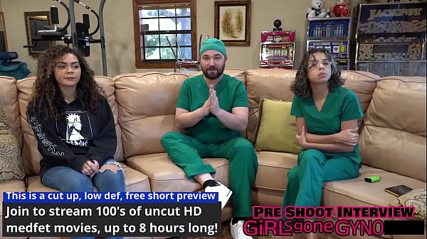Male Doctor Walks In On Fully Nude Female Patient To Provide A Second Opinion To Female Colleague EXCLUSIVELY At GirlsGoneGyno Reup