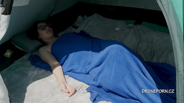 Unclothed Casey - Up At A Camp
