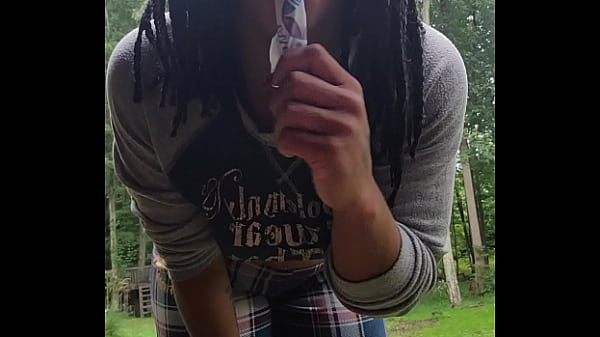 Outside Inserting A Tampon Inside Me With My Diaper On