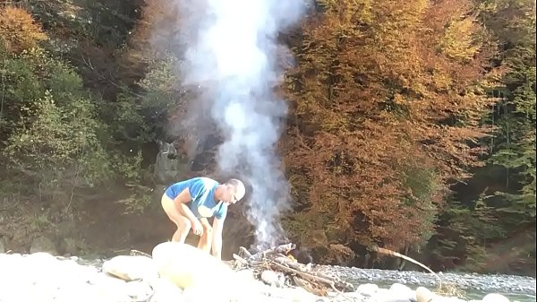 Sizzling Sultry - Nudist At Campfire Part 2