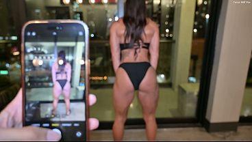 (Watch This) Smoking Fitness Model Turned Pornstar!!! TJ Lynn Smashes Her First Youthful Bloke