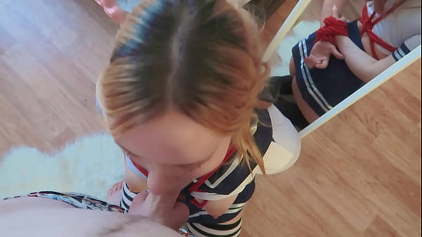 Novice Young-babe First Experience Bound And Smashed In Taut Asshole