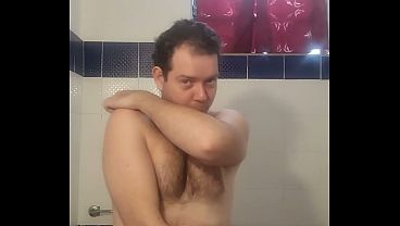 Undressed Boy In Pubblic Bathroom