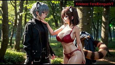 Donguri Tries Breastmilk And Breastfeeding With Anime Red Panda Hotwife - Hentai A.I.