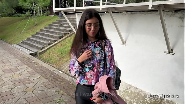 Picked Up A Honey On The Street, Fucked And Cum On Her Glasses