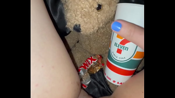 Milky Latte Coffee&Twix Chocolate In My 18-Years-Old Virgin Pink Narrow Pussy-Twisted Food Obsession Long Porn-Girl Masturbate&Moan-Best Saudi Amateur-Arabian Snowwhite-Los