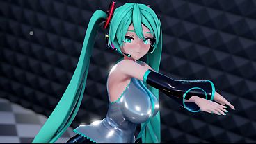 Hatsune Miku Bare Dance - Romeo And Cinderella MMD By Power Of Skb