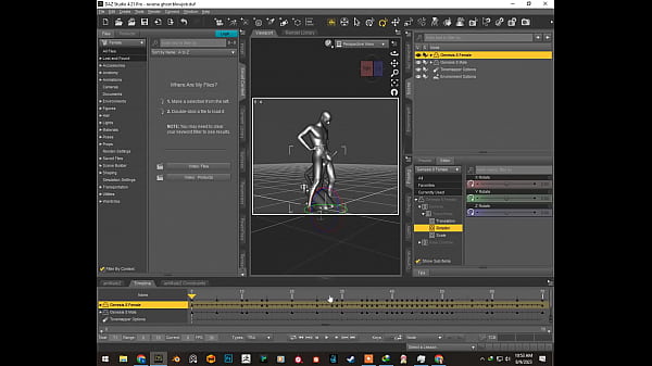 Making A Reverse Ghost Oral In Daz Studio