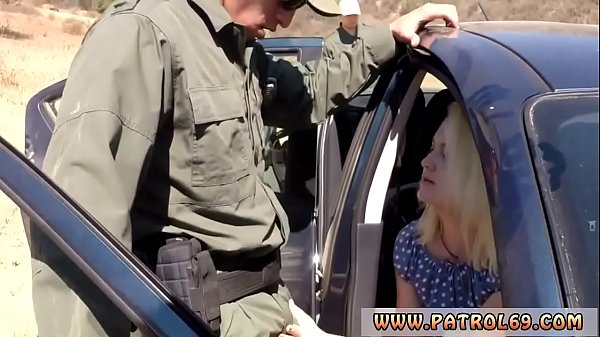 Fake Police Xxx Platinum Honey Does It On The Hood Of A Car Before