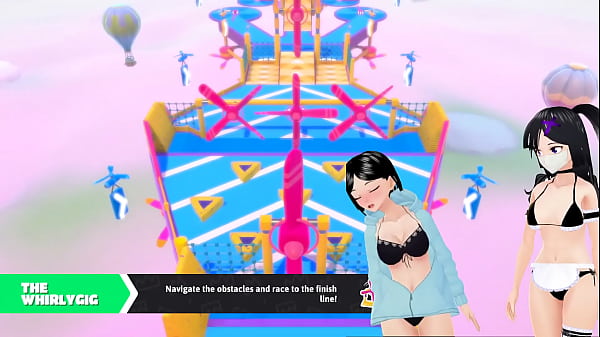 [Vtuber]Miyu And Liz Play Fall Blokes