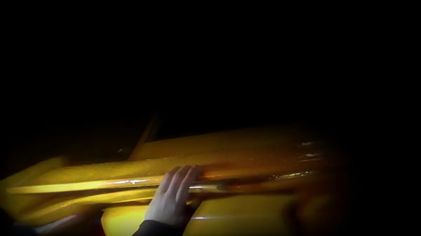 Massaging Honda Prelude In The Street
