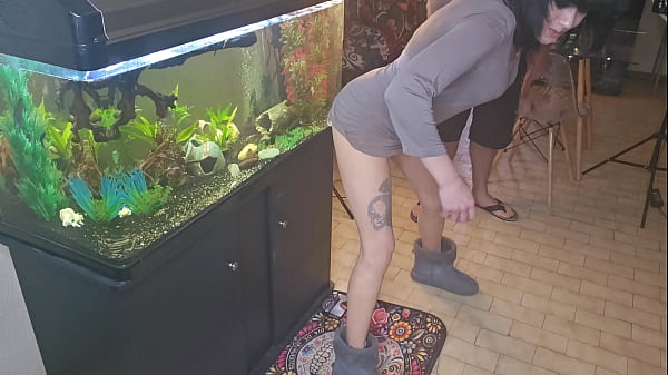 Friends Wifey Drilling Dildo While Two Friends Jizz On Her Dildo