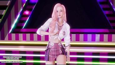 [MMD] NewJeans - ASAP - Seraphine Seductive Kpop Dance League Of Legends Hentai Raw 4K 60FPS