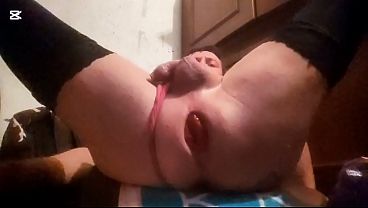 Crossdressing Slut And Her Fucked-up Cheeks