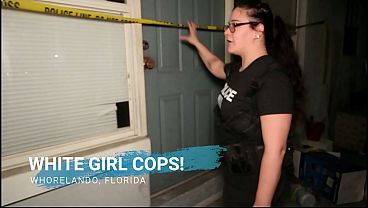 Screw The Police 2 - Midget Blonde White Girl Cops Raid Local Stash House And Clutch Custody Of Enormous Black Rod For Stuffing