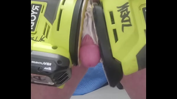 Randy Power Tool Solo Play And Plump Milky Spooge Shot