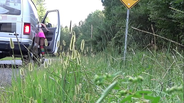 (Free Version) "Hitchhiking Rave Hoe" (Part 1) - Nikki Pricks Finds Herself Lost On The Way To Rave. As Luck Has It, A Nice Newcomer Lends His Hands To Assist..