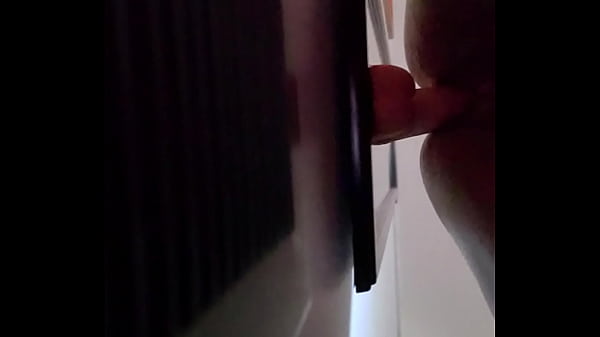 Frisky Thick Milf Bangs Dildo On Mirror