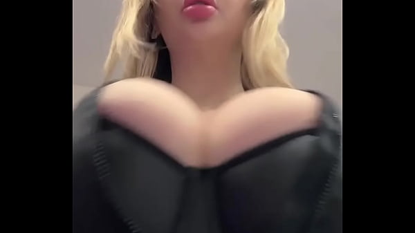 Massive Real Tits Bursting Out Elastic Leather