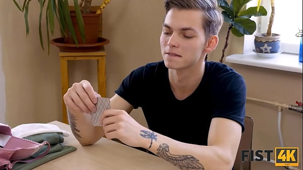FIST4K. Fella Wins Disrobe Poker Game And Wishes To Fist The Hotties Peach